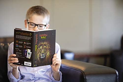 NIrV, Adventure Bible for Early Readers, Hardcover, Full Color, Magnetic Closure, Lion