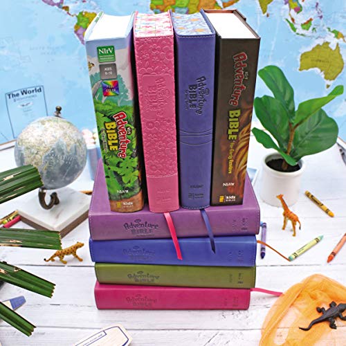 NIrV, Adventure Bible for Early Readers, Hardcover, Full Color, Magnetic Closure, Lion