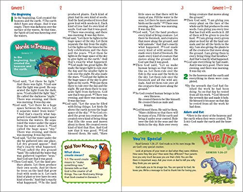 NIrV, Adventure Bible for Early Readers, Hardcover, Full Color, Magnetic Closure, Lion