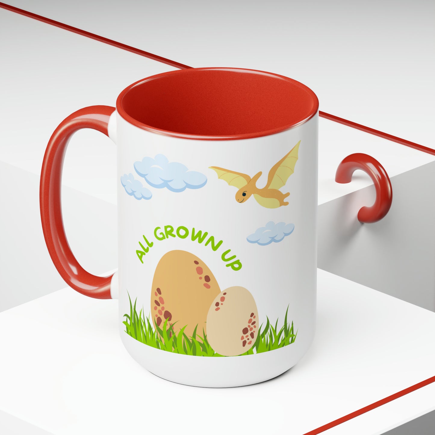 All Grown Up Two-Tone Coffee Mugs, 15oz